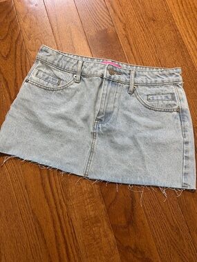 Edikted Denim Mini Skirt